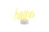 Lampe décorative mot "HOME" Plastique Blanc 1W