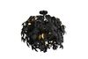 Plafonnier feuilles noires et or LEAVY T2 de Triolighting