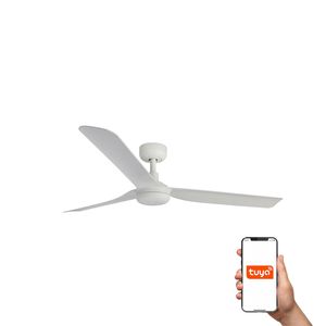 Ventilateur de Plafond PUNT Blanc - Contrôle Tuya Smart