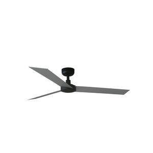 Ventilateur de plafond CRUISER L noir/alu et télécommande
