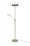 Lampadaire Led FRANKLIN avec liseuse doré mat de TrioLIghting