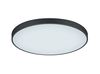 Plafonnier rond 750mm noir mat LED WACO de TrioLighting