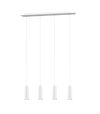 Suspension MARLEY à 4 tubes suspendus en blanc mat